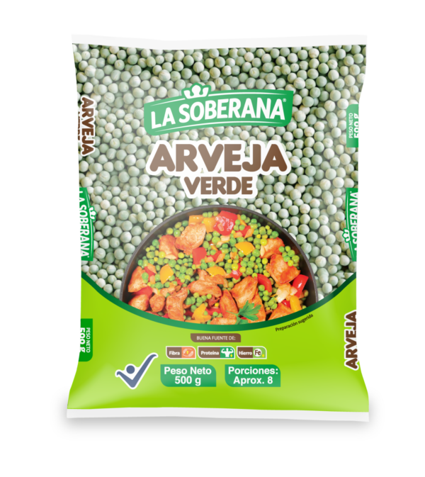 Arveja Verde Seca La Soberana 500Gr