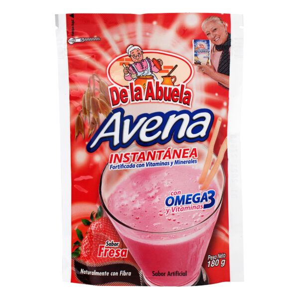 Avena Instantanea Sabor A Fresa De La Abuela 400 Gr