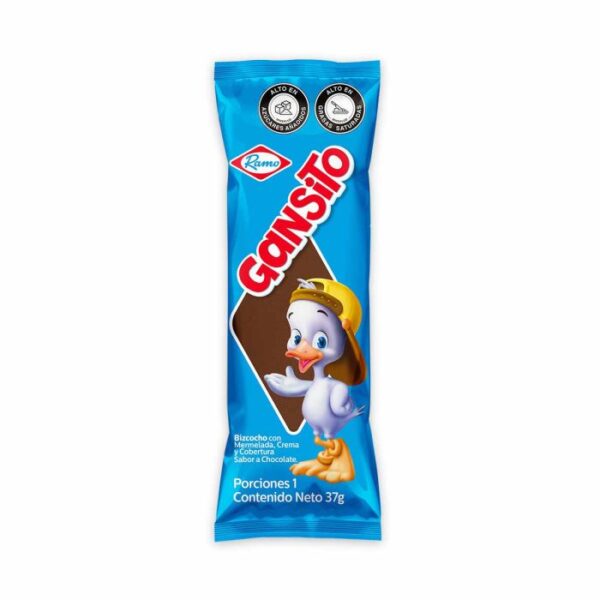 Bizcocho Con Mermelada Gansito Ramo 37Gr