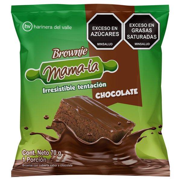 Brownie Mama-Ia Irresistible Tentacion Chocolate 70G