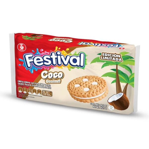 Galleta Festival Coco X6 Unidades 60G