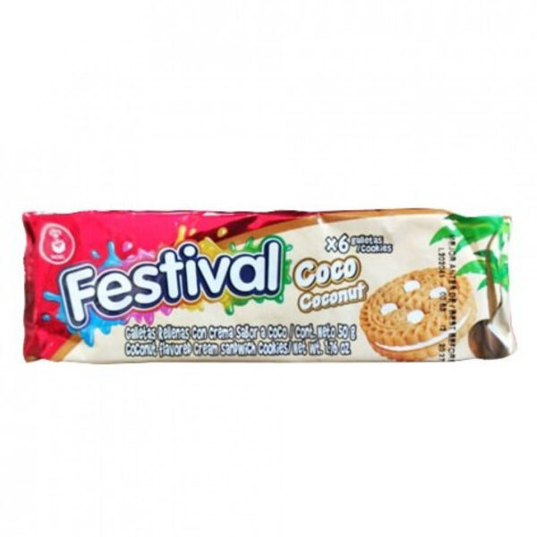 Galleta Festival De Coco X6 Unidades 50Gr