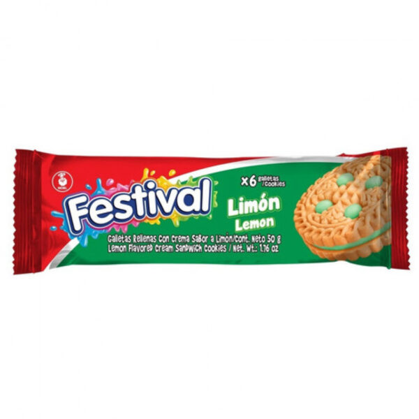 Galleta Festival De Limon X6 Unidades 50Gr