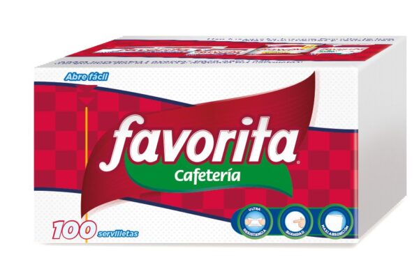 Servilleta Favorita Cafeteria X 100 Und