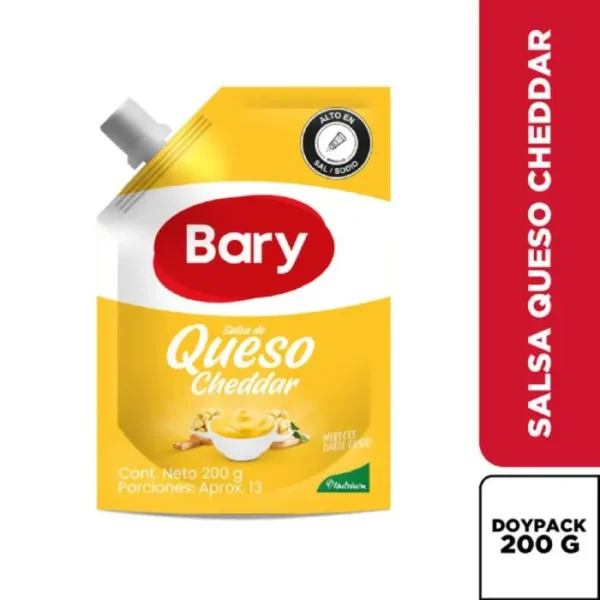 Salsa De Queso Chedar Bary 20Gr