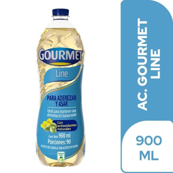 aceite GOURMET CANOLA LINE (900 ml)