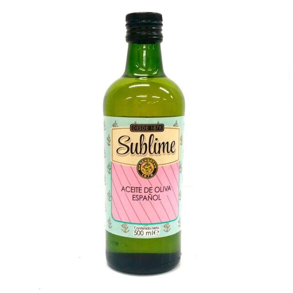 Aceite de oliva SUBLIME MARCA EXCLUSIVA Extra virgen (500 ml)