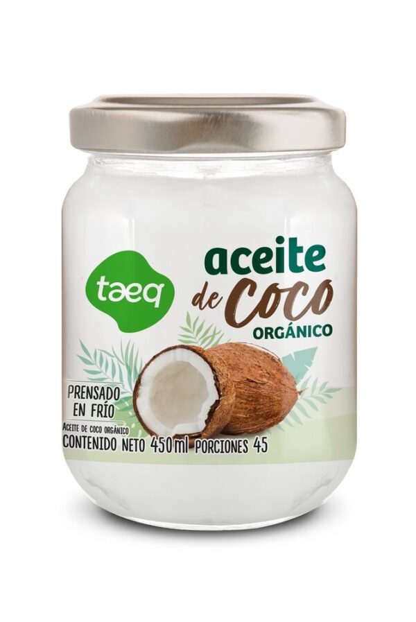 Aceite de coco TAEQ Orgánico (450 ml)