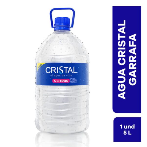 Agua CRISTAL Sin Gas Garrafa (5000 ml)