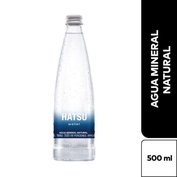 Agua HATSU Botella Vidrio (500 ml)