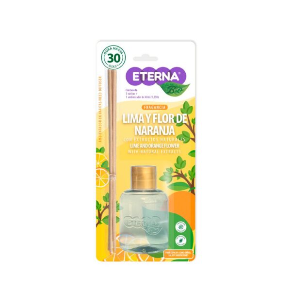 Ambientador ETERNA varitas lima y flor de naranja (40 mm)