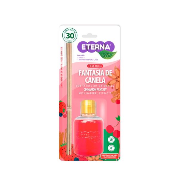 Ambientador ETERNA varitas fantasía de canela (40 ml)