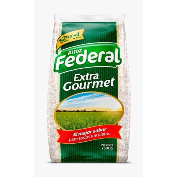 Arroz FEDERAL Premium extra gourmet (2500 gr)