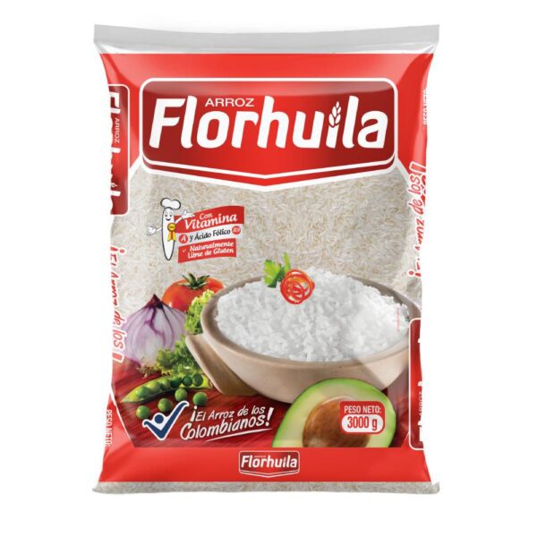 Arroz FLOR HUILA (3000 gr)