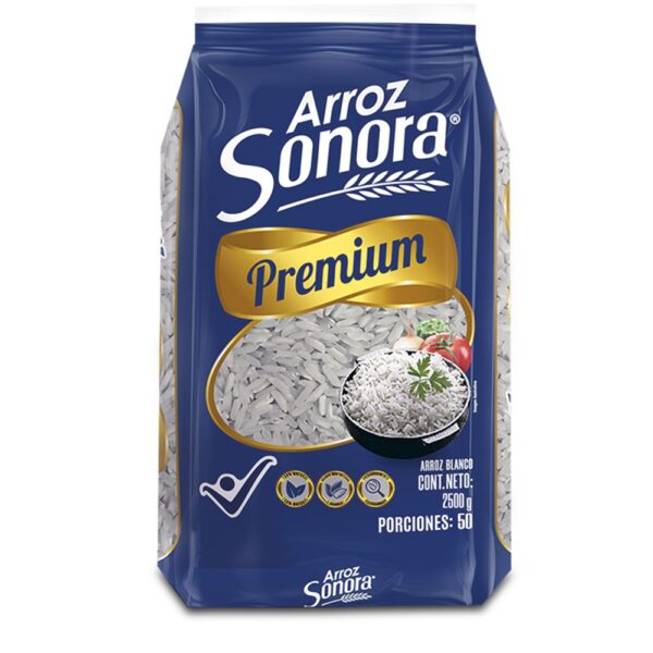 Arroz Blanco ARROZ SONORA PREMIUM Premium (2500 gr)