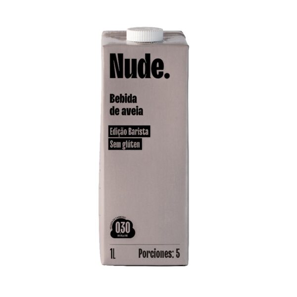 Bebida de avena NUDE CAKE barista sin gluten (1000 ml)