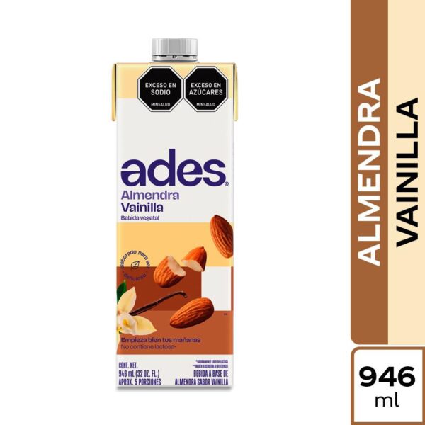 Bebida de Almendras ADES Vainilla (946 ml)