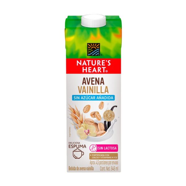 Bebida NATURES HEART AVENA VAINILLA (946 ml)