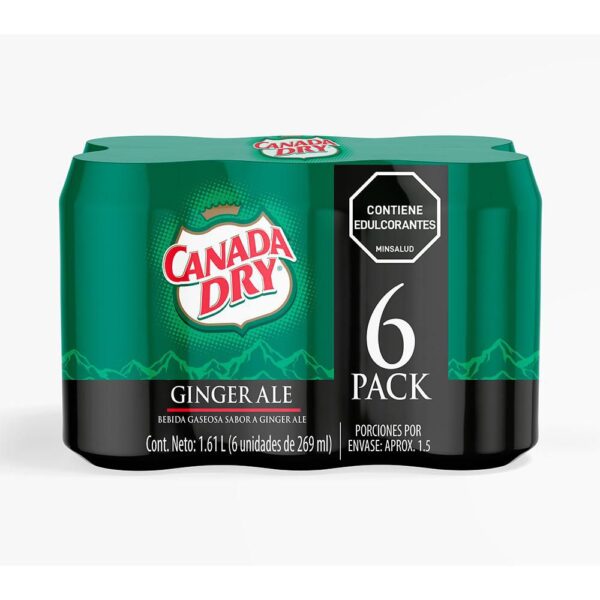 Bebida Carbonatada CANADA DRY Sin Azucar (1614 ml)