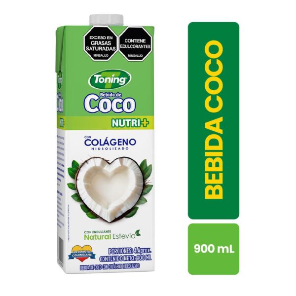 bebida TONING COCO SIN AZUCAR (900 ml)