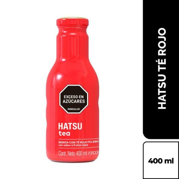 Té HATSU Rojo Botella Vidrio (400 ml)