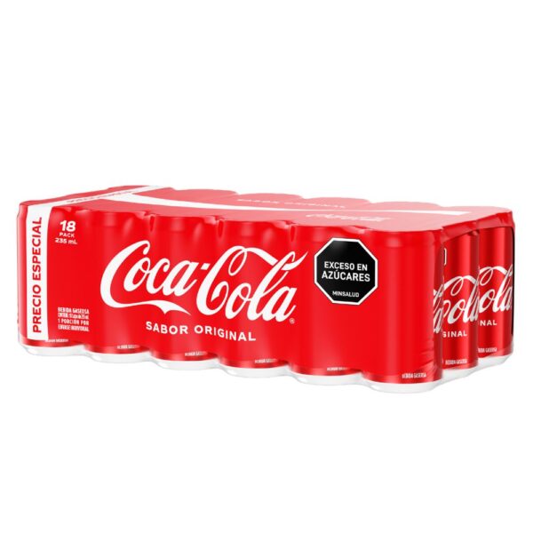 Gaseosa COCA COLA Original x 18und 235ml (4230 ml)