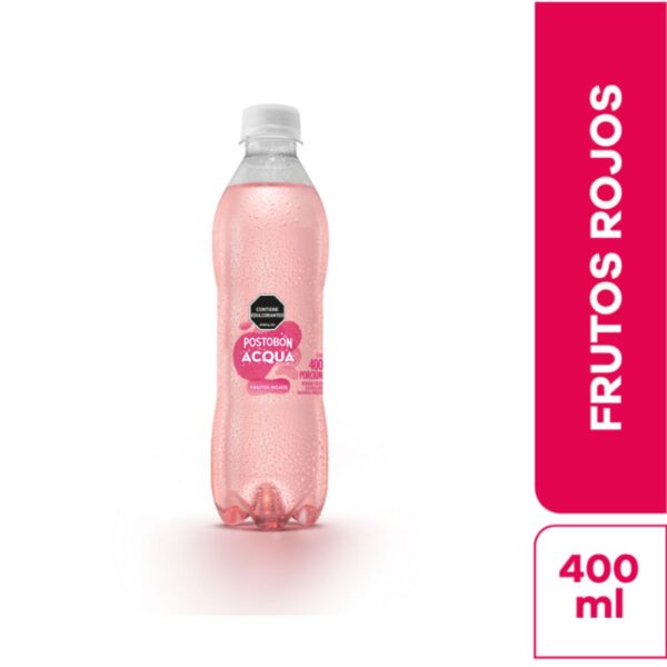 Gaseosa POSTOBON ACQUA Acqua Frutos Rojos Botella (400 ml)