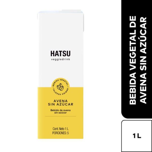 Avena HATSU Sin Azúcar Caja (1000 ml)