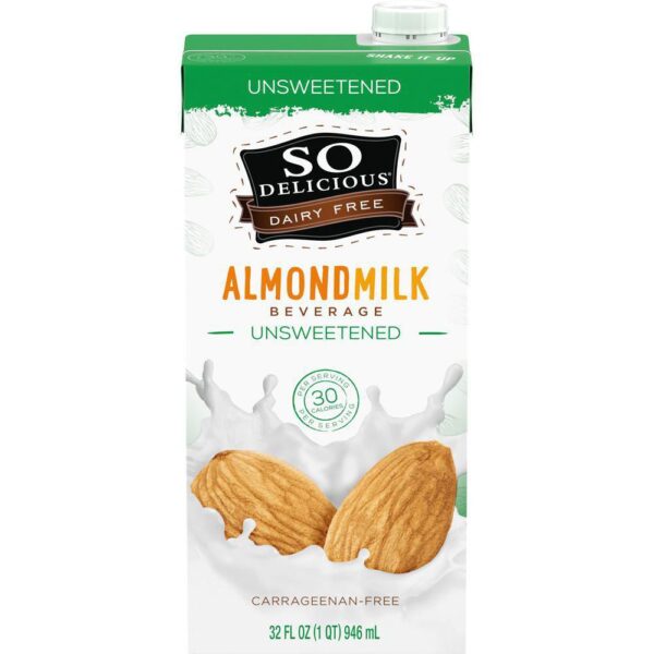 Bebida SO DELICIOUS DAIRY FREE ALMENDRA UNSWEETENED (946 ml)