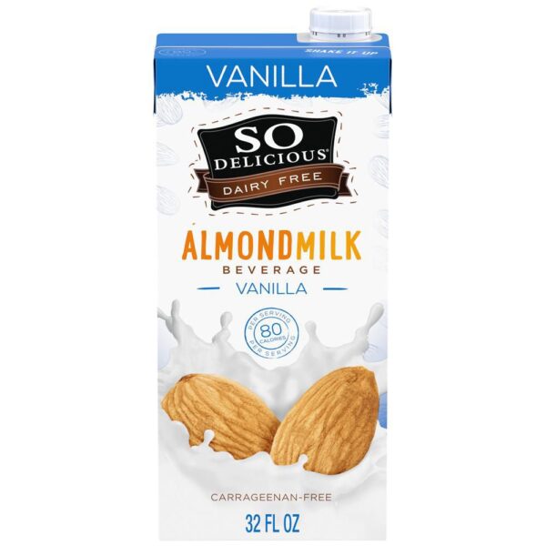 Bebida SO DELICIOUS DAIRY FREE ALMENDRA VAINILLA (946 ml)