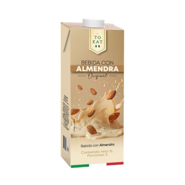 Bebida TO EAT MARCA EXCLUSIVA Con Almendra (1000 ml)