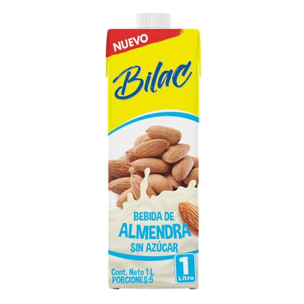 Bebida Vegetal BILAC De Almendras Sin Azucar (1000 ml)