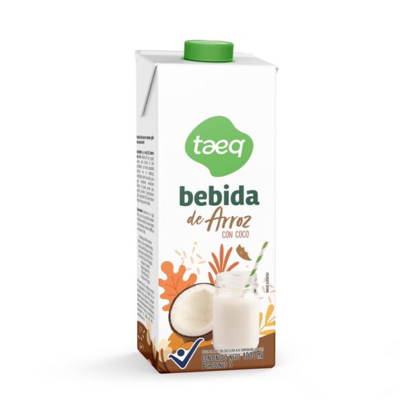 Bebida TAEQ de coco y arroz (1000 ml)