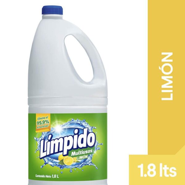 Blanqueador LIMPIDO Multiusos Limón (1800 ml)