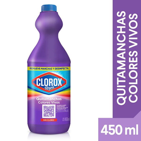 Blanqueador CLOROX (450 ml)