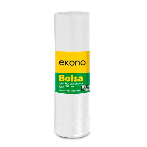 Bolsa De Basura Blanca EKONO SIN REF