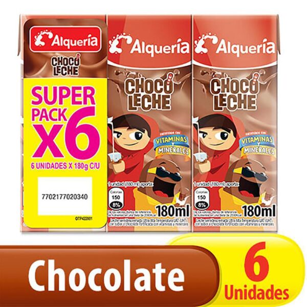 Chocoleche ALQUERIA tetra x6und 180ml (1080 ml)