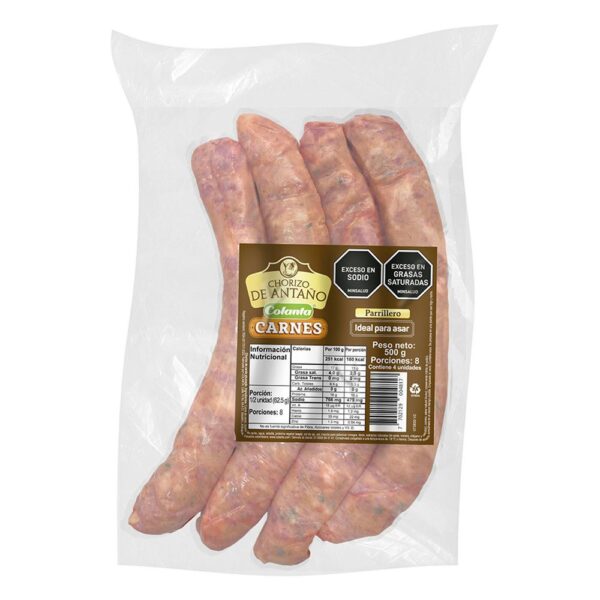 Chorizo COLANTA Antaño Parrillero (500 gr)