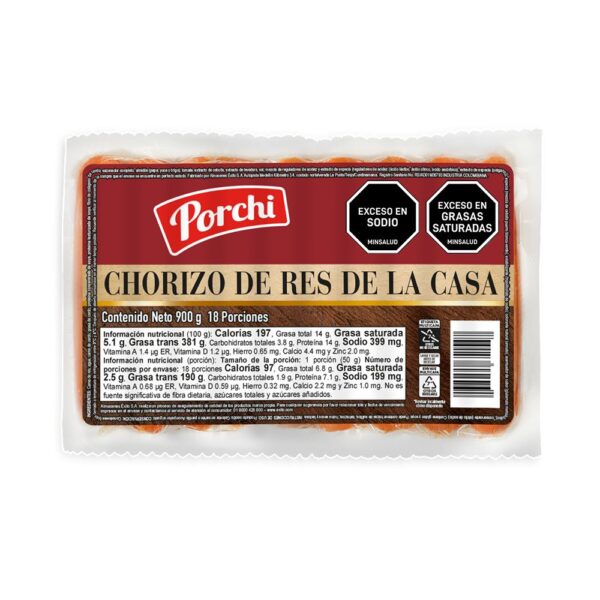 CHORIZO DE LA CASA PORCHI (900 gr)