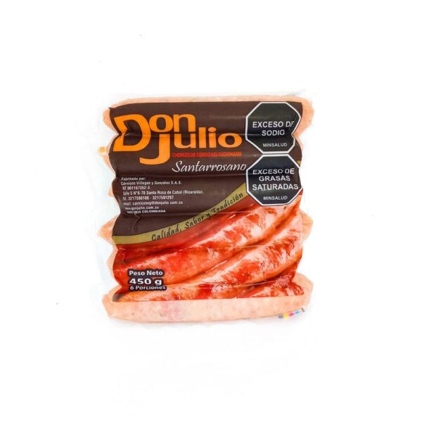 Chorizo DJ santarrosano premium (450 gr)