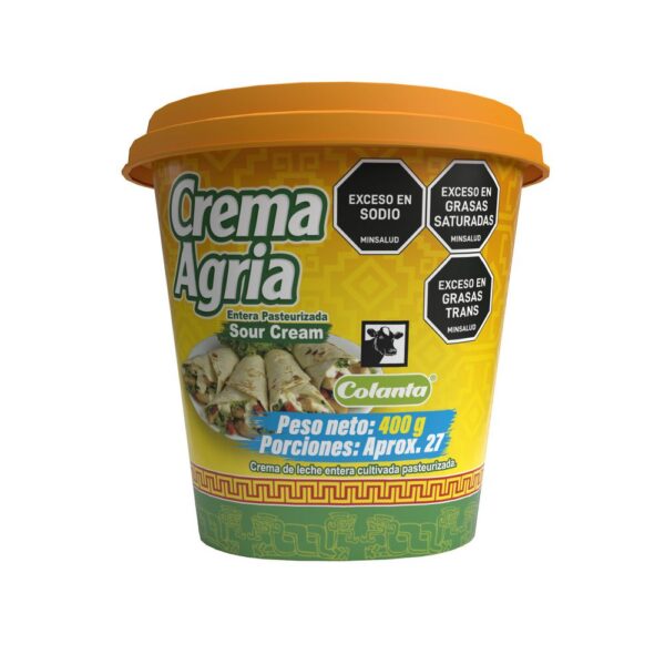 Crema agria COLANTA (400 gr)