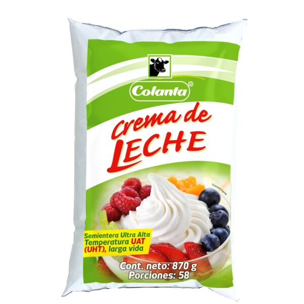 Crema De Leche COLANTA UHT (870 gr)