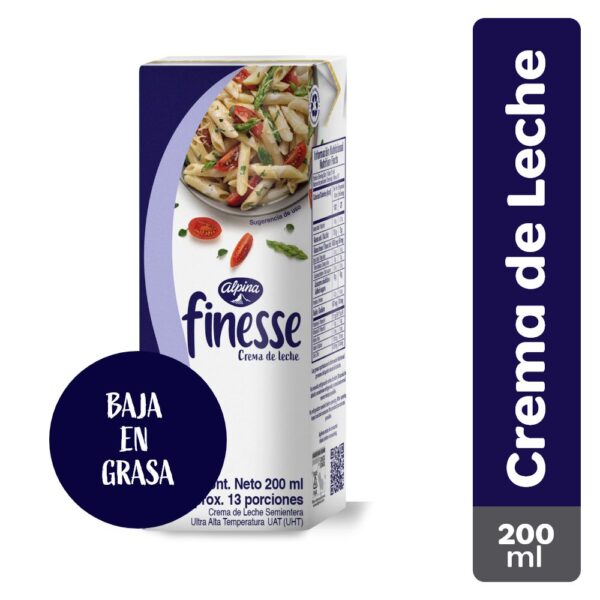 Crema de leche FINESSE Caja (200 ml)