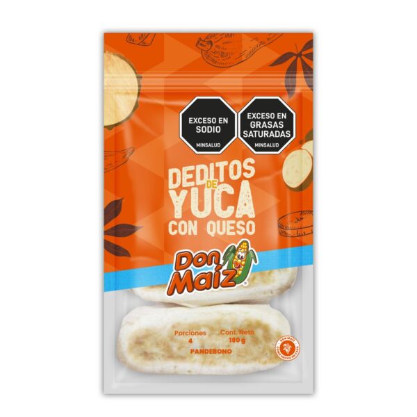 Deditos DON MAIZ De yuca con queso x4 und (180 gr)