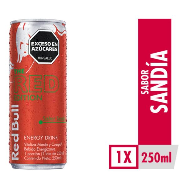 Bebida Energizante RED BULL Sandía Lata (250 ml)