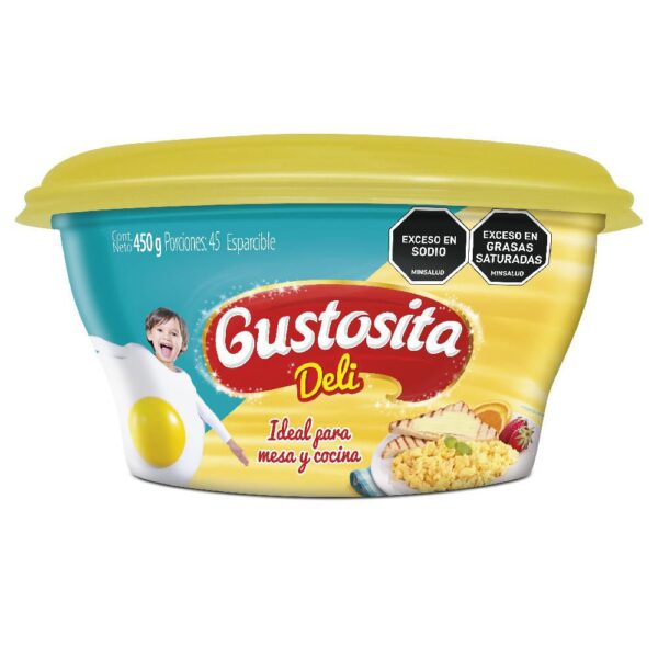 Esparcible C/Sal Deli Vaso GUSTOSITA 450 gr