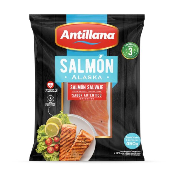 Salmón en filete ANTILLANA alaska (450 gr)