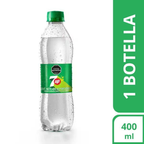 Gaseosa SEVEN UP Botella (400 ml)