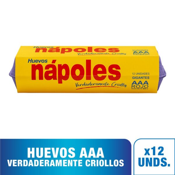 Huevos AAA NAPOLES rojo (12 und)