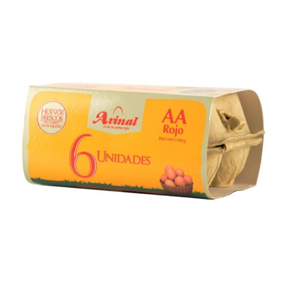 Huevos AA AVINAL rojo (6 und)